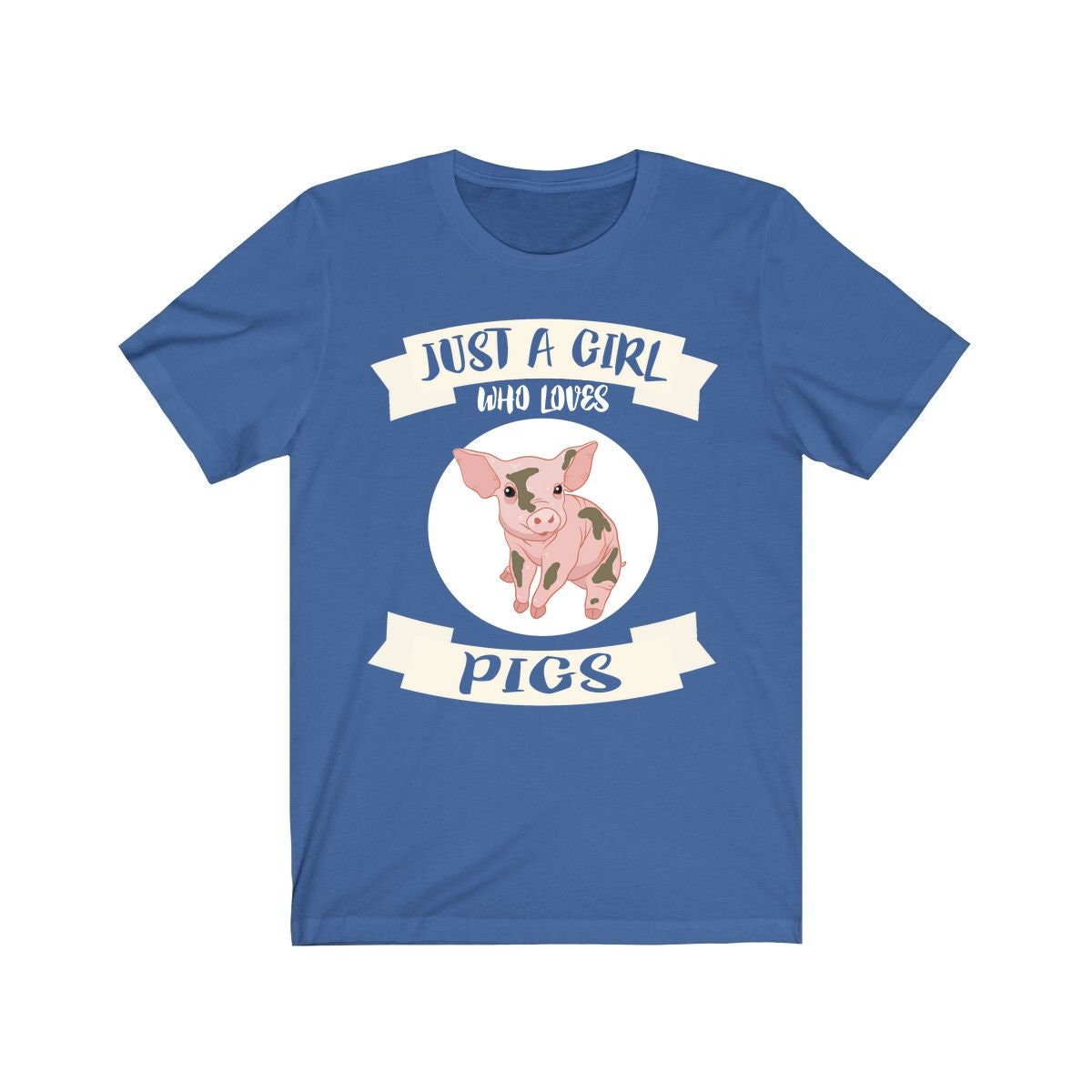 Just A Girl Who Loves Pigs Shirt, Pig Lover Shirt, Pig Lover Gift, Animal Lover Shirt, Adult Toddler Infant Kids Gift T-Shirt Image 4
