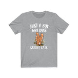 Just A Boy Who Loves Serval Cats Shirt, Serval Lover Shirt, Serval Shirt, Cat Lover Gift, Animal Adult Kids T-Shirt Image 2