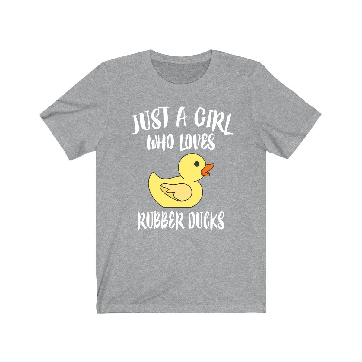 Just A Girl Who Loves Rubber Ducks Shirt, Duck Lover Shirt, Birding Shirt, Animal Lover Shirt, Adult Toddler Infant Kids Gift T-Shirt Image 3
