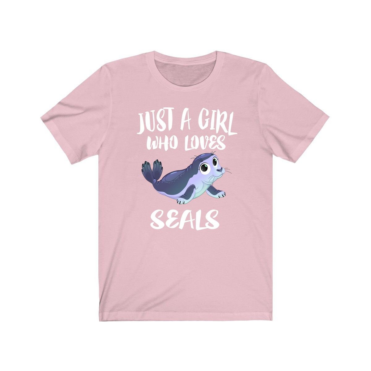 Just A Girl Who Loves Seals Shirt, Seal Lover Shirt, Seal Lover Gift, Animal Lover Shirt, Adult Toddler Infant Kids Gift T-Shirt Image 1