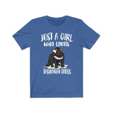 Just A Girl Who Loves Tasmanian Devils Shirt, Tasmanian Devil Shirt, Animal Lover Shirt, Adult Toddler Infant Kids Gift T-Shirt Image 4