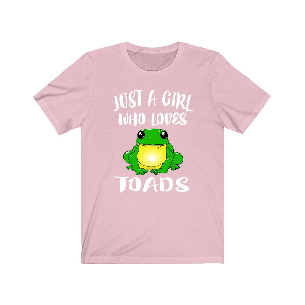 Just A Girl Who Loves Toads Frogs Shirt, Toad Lover Shirt, Frog Shirt, Animal Lover Shirt, Adult Toddler Infant Kids Gift T-Shirt Image 3