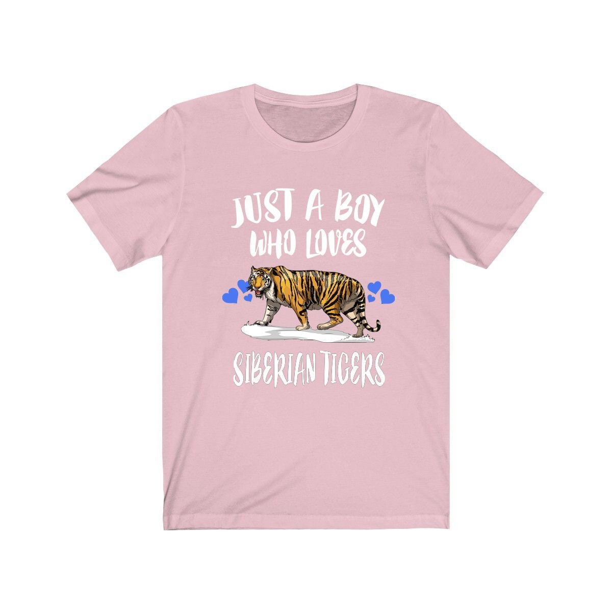 Just A Boy Who Loves Siberian Tigers Shirt, Tiger Lover Shirt, Tiger Shirt, Tiger Lover Gift, Animal Adult Kids T-Shirt Image 4