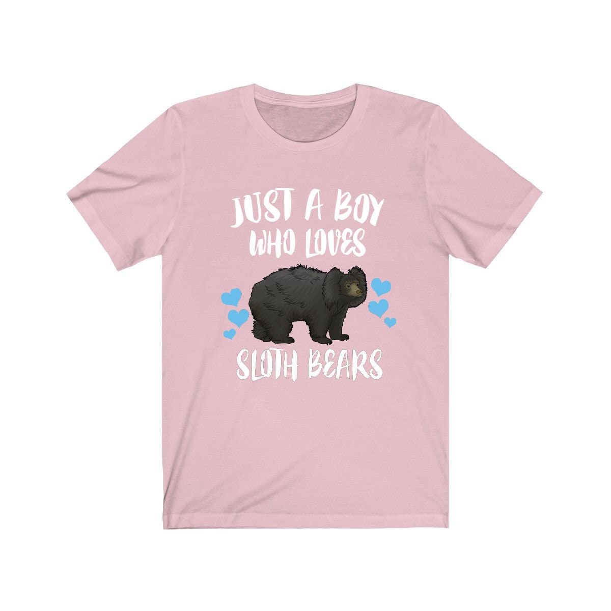 Just A Boy Who Loves Sloth Bears Shirt, Sloth Bear Lover Shirt, Sloth Bear Shirt, Bear Lover Gift, Animal Adult Kids T-Shirt Image 4