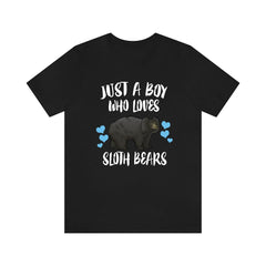 Sloth Bear T-Shirt for Boys - sloth bear print design