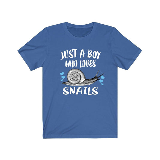 Just A Boy Who Loves Snails Shirt - snail print design