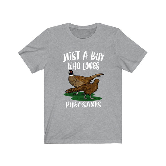 Just A Boy Who Loves Pheasants Birds Shirt - pheasant print design
