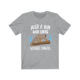 Just A Boy Who Loves Squirrel Monkeys Shirt, Squirrel Monkey Lover Shirt, Monkey Shirt, Monkey Lover Gift, Animal Adult Kids T-Shirt Image 2