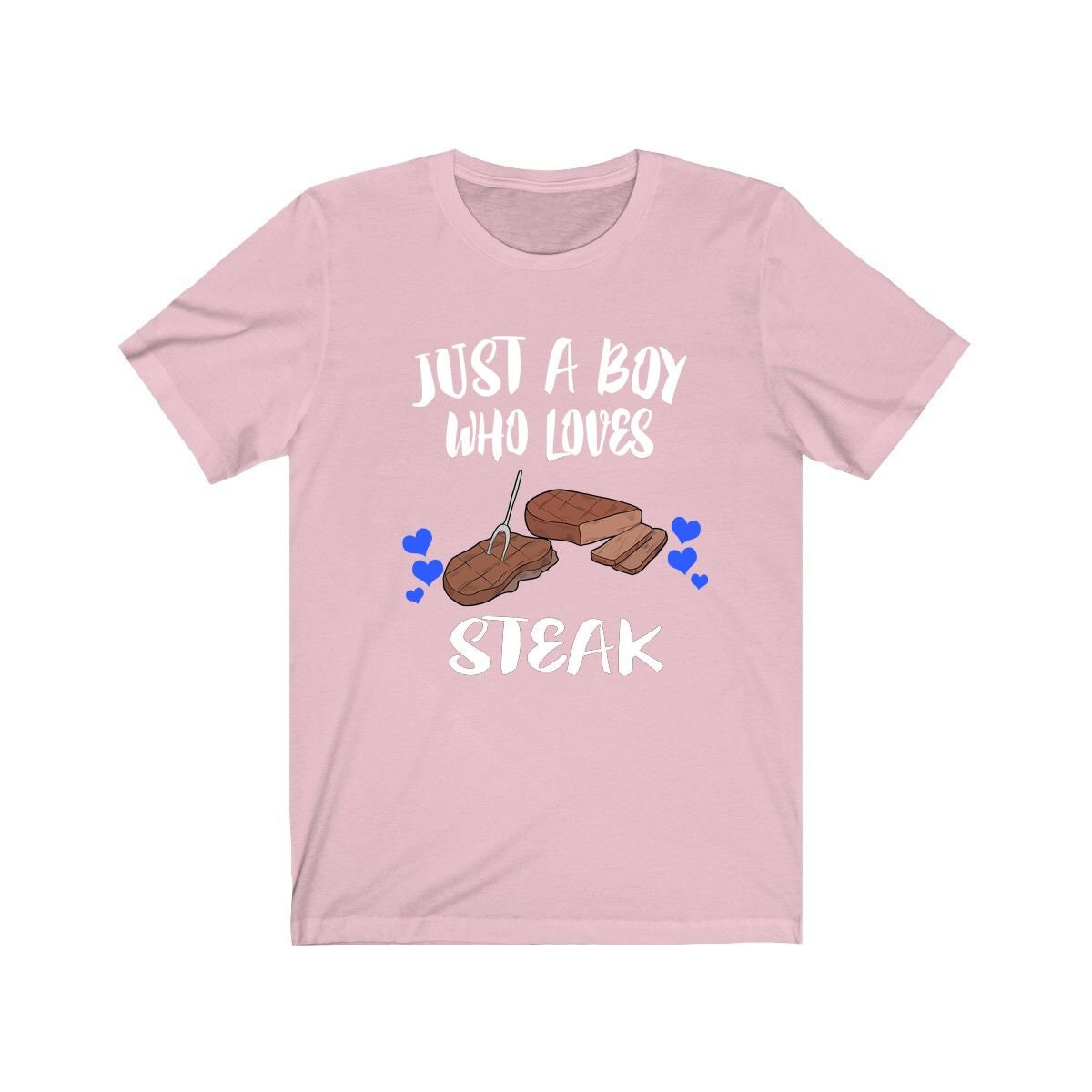 Just A Boy Who Loves Steak Food Shirt, Steak Lover Shirt Image 2