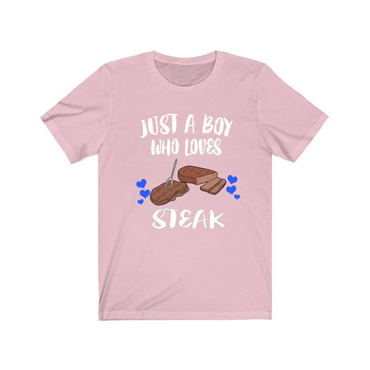 Just A Boy Who Loves Steak Food Shirt - steak print design