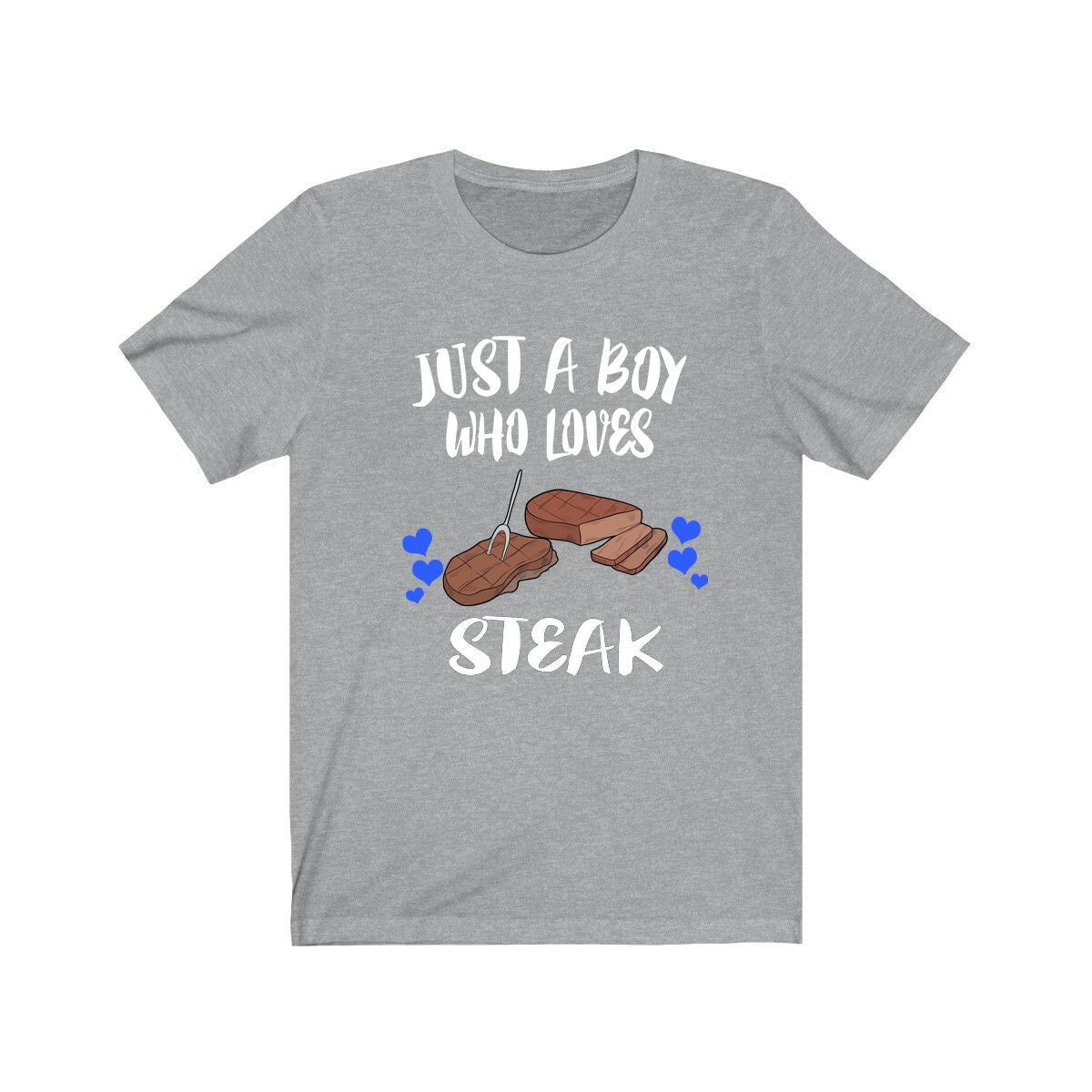 Just A Boy Who Loves Steak Food Shirt, Steak Lover Shirt Image 1