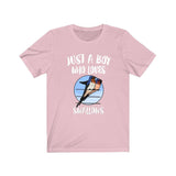 Just A Boy Who Loves Swallows Birds Shirt, Swallow Lover Shirt, Swallow Shirt, Birding Lover Gift, Animal Adult Kids T-Shirt Image 4