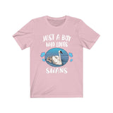 Just A Boy Who Loves Swans Birds Shirt, Swan Lover Shirt, Swan Shirt, Birding Lover Gift, Animal Adult Kids T-Shirt Image 4