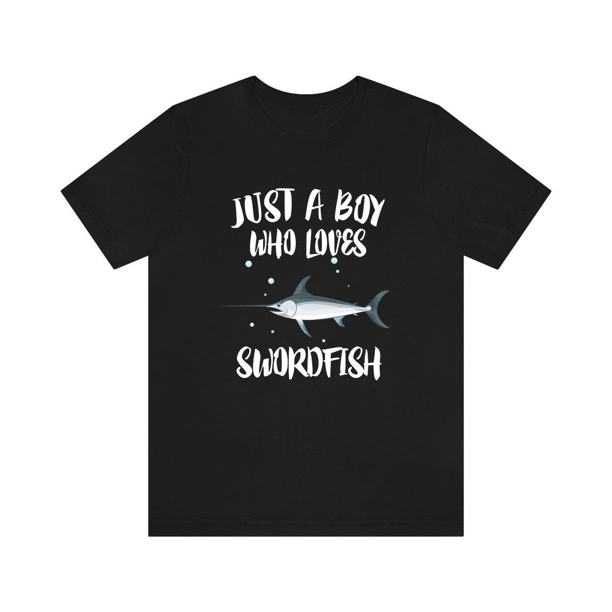 Just A Boy Who Loves Swordfish Shirt - swordfish print design