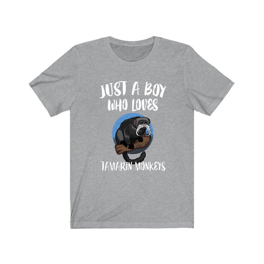 Just A Boy Who Loves Tamarin Monkeys Shirt - tamarin print design