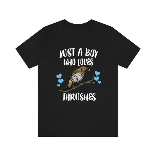 Just A Boy Who Loves Thrushes Shirt - thrush print design