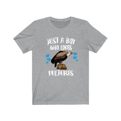 Just A Boy Who Loves Vultures Shirt - vulture print design