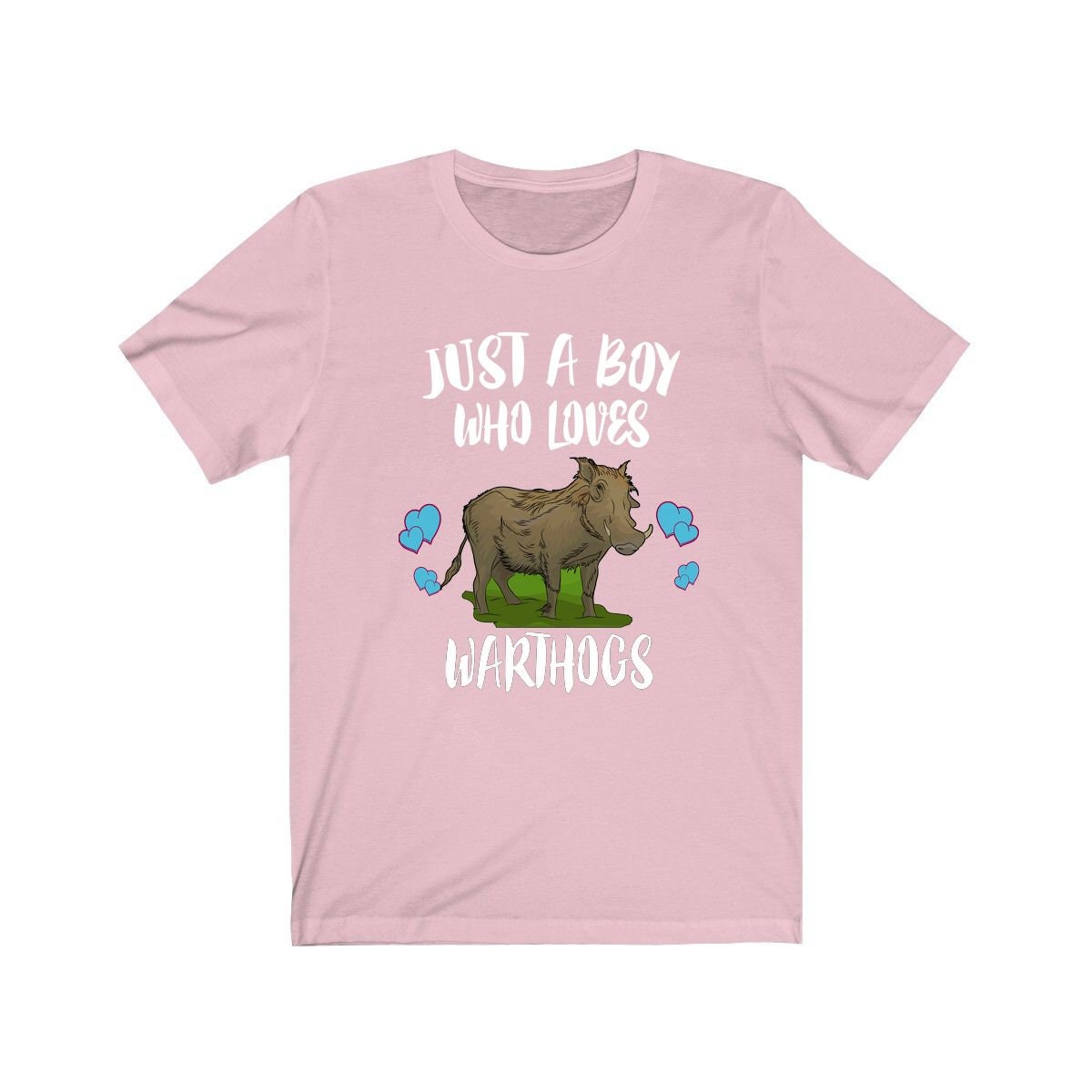 Just A Boy Who Loves Warthogs Shirt, Warthog Lover Shirt, Warthog Shirt, Warthog Lover Gift, Animal Adult Kids T-Shirt Image 4
