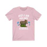 Just A Boy Who Loves Warthogs Shirt, Warthog Lover Shirt, Warthog Shirt, Warthog Lover Gift, Animal Adult Kids T-Shirt Image 4