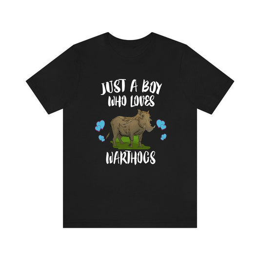 Just A Boy Who Loves Warthogs Shirt - warthog print design