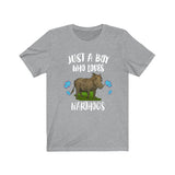 Just A Boy Who Loves Warthogs Shirt, Warthog Lover Shirt, Warthog Shirt, Warthog Lover Gift, Animal Adult Kids T-Shirt Image 2