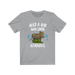 Just A Boy Who Loves Warthogs Shirt - warthog print design
