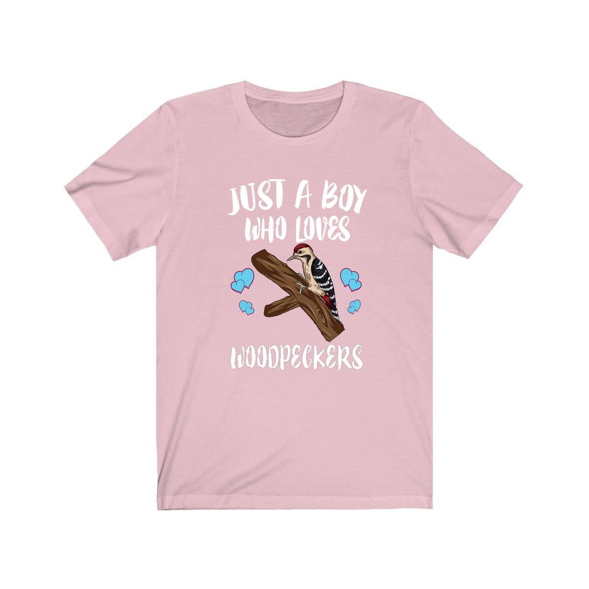 Just A Boy Who Loves Woodpeckers Birds Shirt, Woodpecker Lover Shirt, Birding Shirt, Woodpecker Lover Gift, Animal Adult Kids T-Shirt Image 4