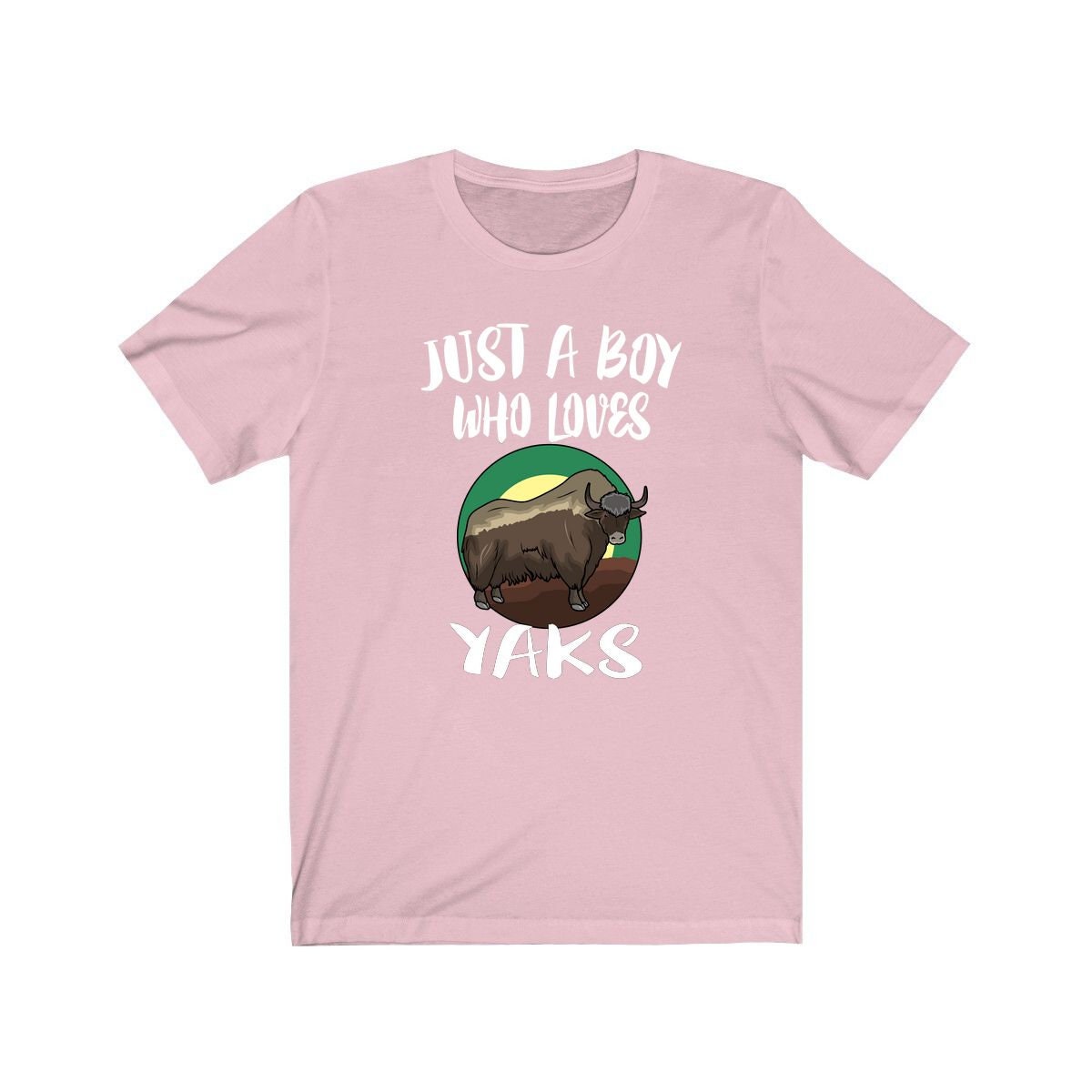 Just A Boy Who Loves Yaks Shirt, Yak Lover Shirt, Yak Shirt, Yak Lover Gift, Animal Adult Kids T-Shirt Image 4