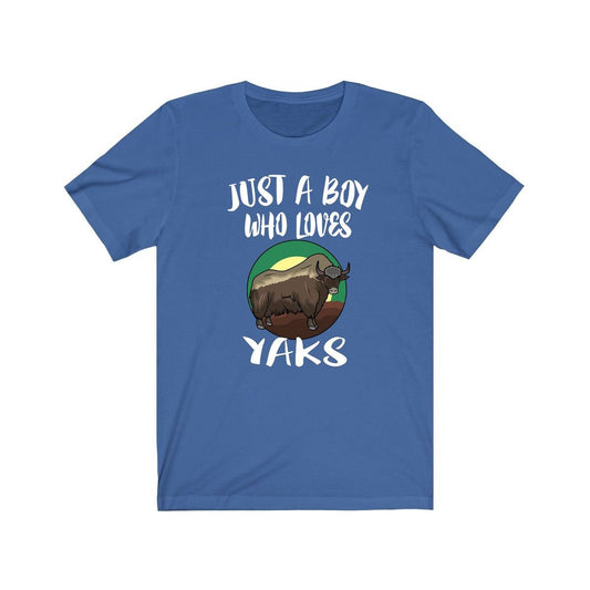 Just A Boy Who Loves Yaks Shirt - yak print design