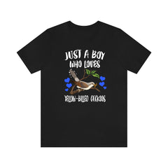 Just A Boy Who Loves Yellow-Billed Cuckoos Shirt - Yellow-Billed Cuckoo print design