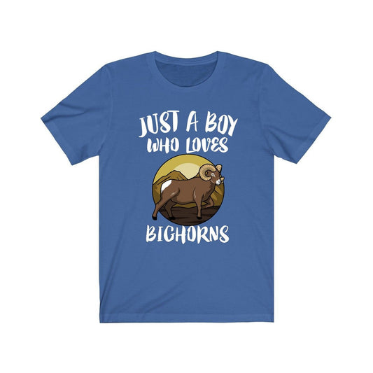 Just A Boy Who Loves Bighorns Sheep Shirt - bighorn sheep print design