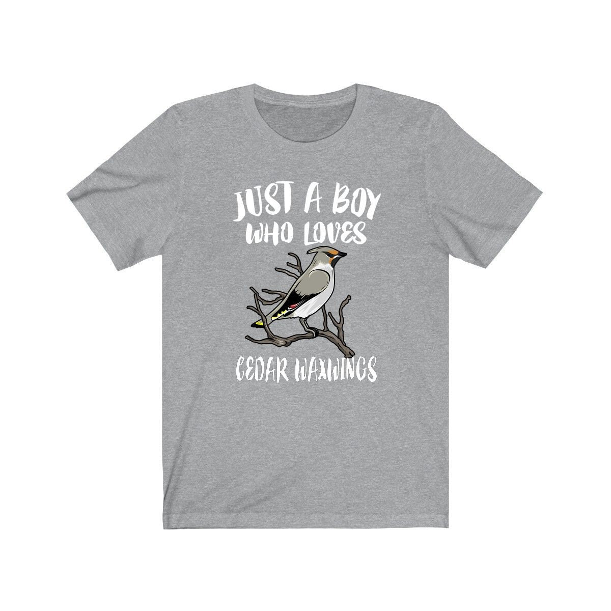 Just A Boy Who Loves Cedar Waxwings Birds Shirt, Cedar Waxwing Lover Shirt, Birding Shirt, Bird Lover Gift, Animal Adult Kids T-Shirt Image 2