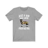 Just A Boy Who Loves African Wild Dogs Shirt, African Wild Dog Lover Shirt, Dog Shirt, Dog Lover Gift, Animal Adult Kids T-Shirt Image 1