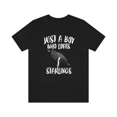 Just A Boy Who Loves Starlings Shirt - starling print design