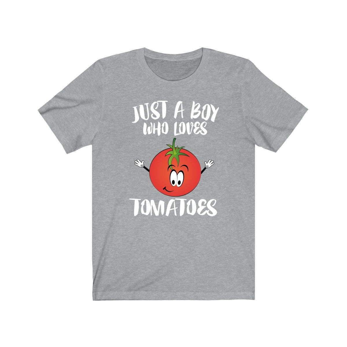 Just a boy who loves tomatoes garden vegetable lover tee