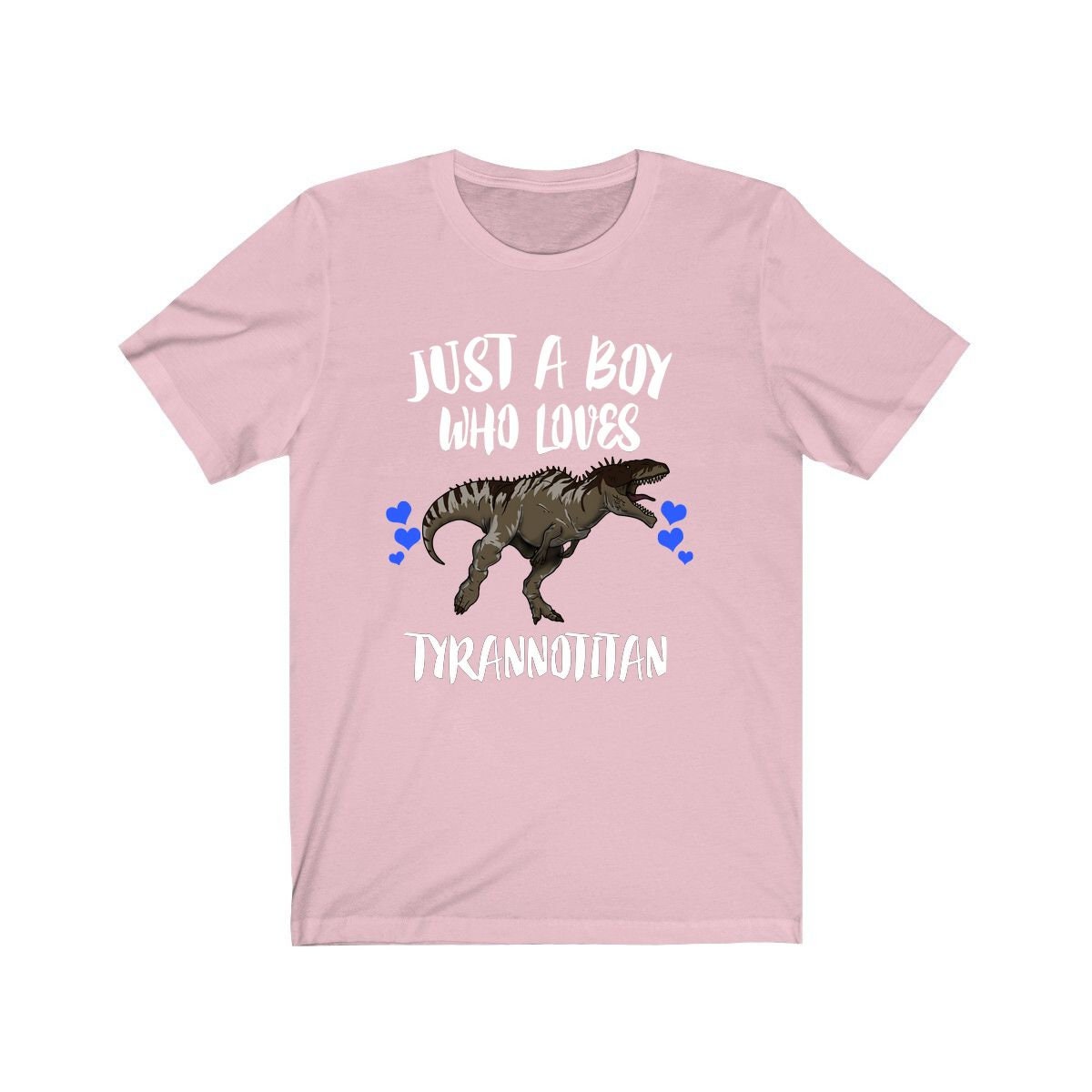 Just A Boy Who Loves Tyrannotitan Dinosaur Shirt, Tyrannotitan Lover Shirt, Dinosaur Shirt, Dinosaur Lover Gift, Animal Adult Kids T-Shirt Image 4
