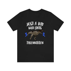 Just A Boy Who Loves Tyrannotitan Shirt - Tyrannotitan print design