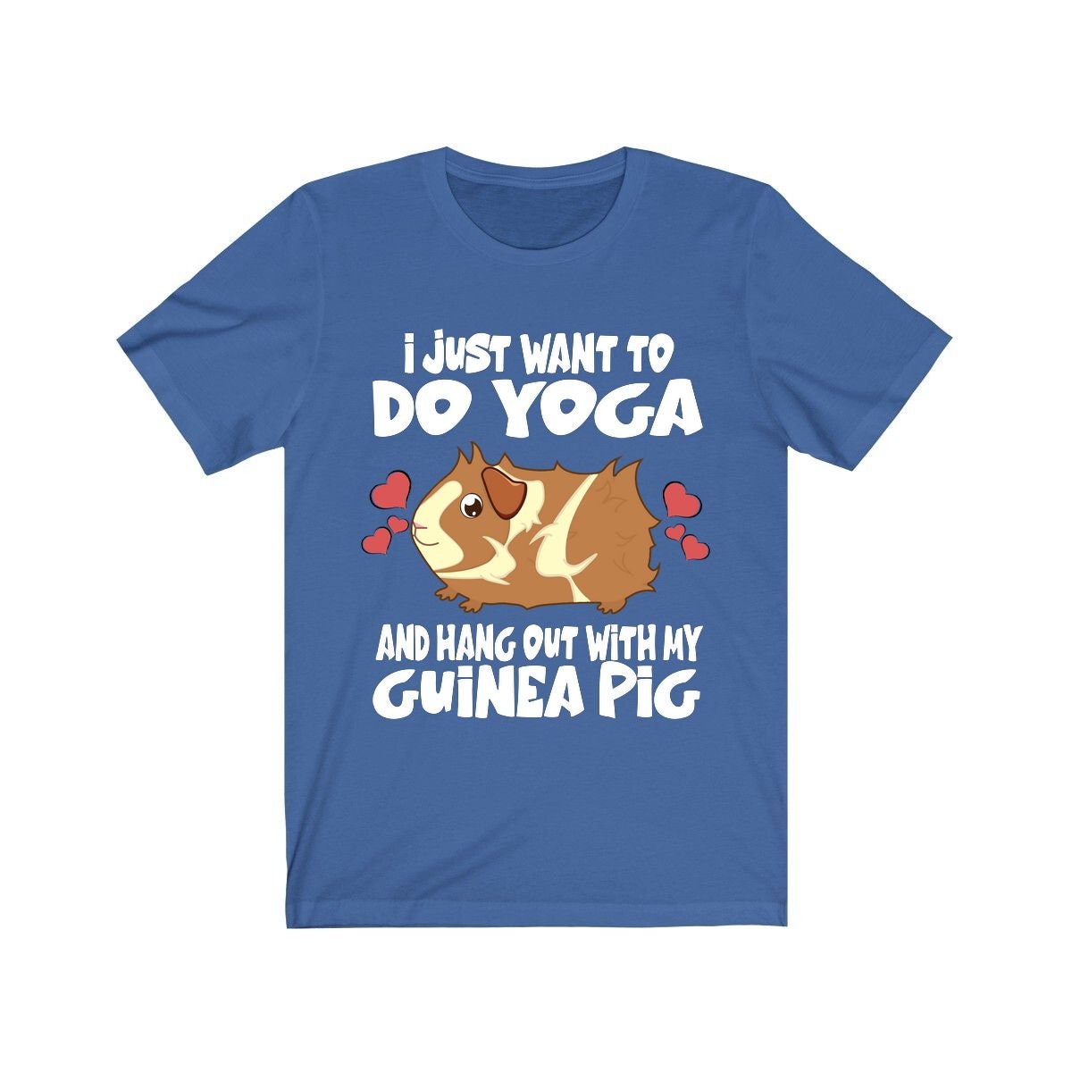 I Just Want To Do Yoga With My Guinea Pig Shirt, Guinea Pig Owner Shirt, Guinea Pig Lover Gift, Guinea Pig Tee, Animal Adult Kids T-Shirt Image 2