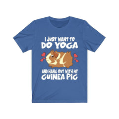 I Just Want To Do Yoga With My Guinea Pig Shirt - guinea pig print design
