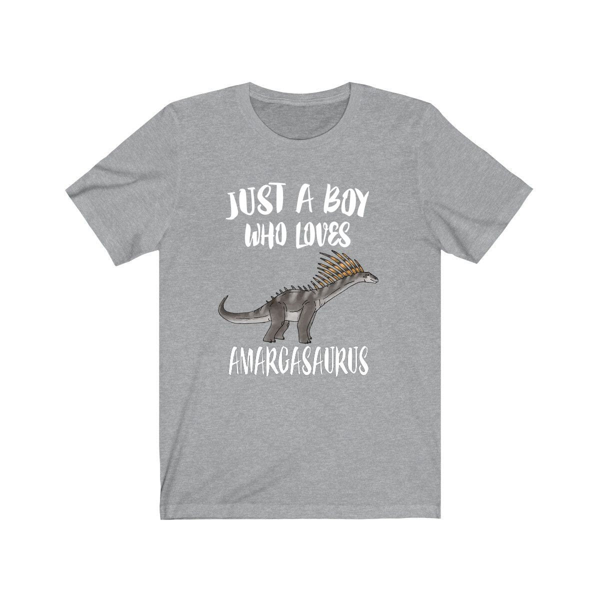Just A Boy Who Loves Amargasaurus Dinosaur Shirt, Amargasaurus Lover Shirt, Dinosaur Shirt, Dinosaur Lover Gift, Animal Adult Kids T-Shirt Image 2