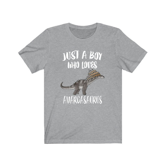 Just a boy who loves amargasaurus Cretaceous spined sauropod tee