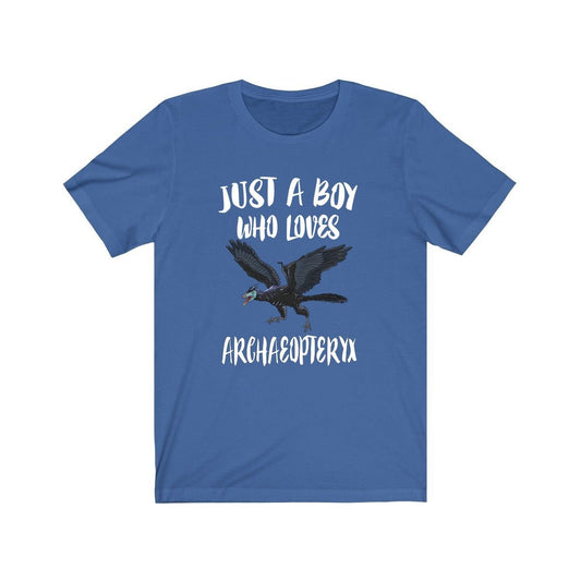 Just A Boy Who Loves Archaeopteryx Dinosaur Shirt - archaeopteryx print design