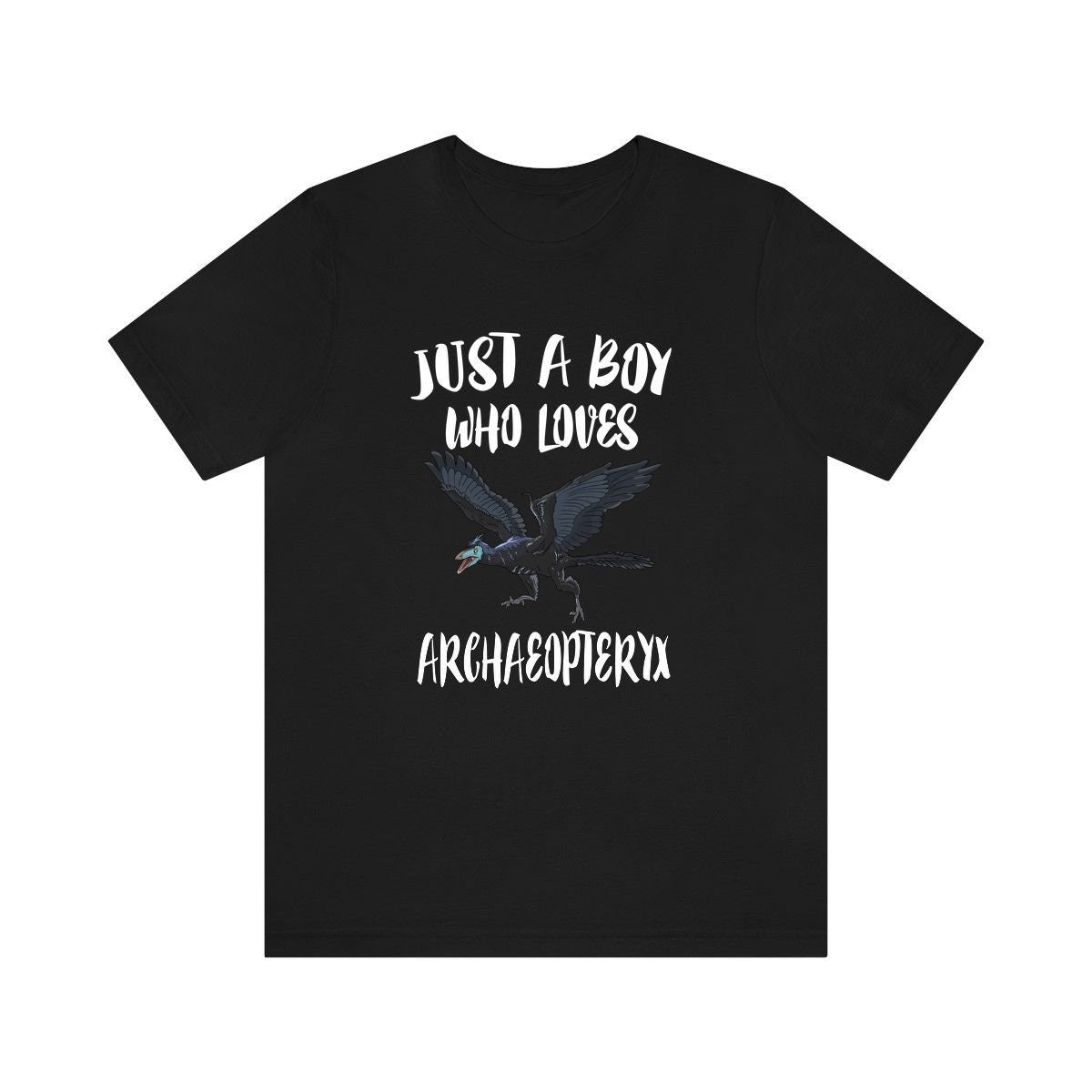 Just A Boy Who Loves Archaeopteryx Dinosaur Shirt, Archaeopteryx Lover Shirt, Dinosaur Shirt, Dinosaur Lover Gift, Animal Adult Kids T-Shirt Image 3
