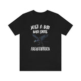 Just A Boy Who Loves Archaeopteryx Dinosaur Shirt, Archaeopteryx Lover Shirt, Dinosaur Shirt, Dinosaur Lover Gift, Animal Adult Kids T-Shirt Image 3