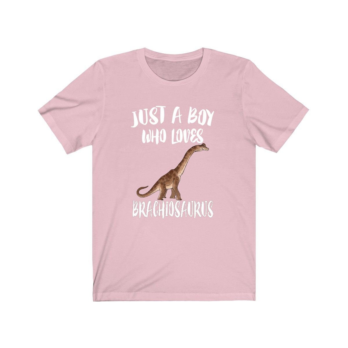 Just A Boy Who Loves Brachiosaurus Dinosaur Shirt, Brachiosaurus Lover Shirt, Dinosaur Shirt, Dinosaur Lover Gift, Animal Adult Kids T-Shirt Image 4