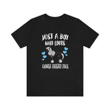 Just A Boy Who Loves Chinese Crested Dogs Shirt, Crested Dog Lover Shirt, Dog Shirt, Dog Lover Gift, Animal Adult Kids T-Shirt Image 3