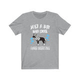 Just A Boy Who Loves Chinese Crested Dogs Shirt, Crested Dog Lover Shirt, Dog Shirt, Dog Lover Gift, Animal Adult Kids T-Shirt Image 2