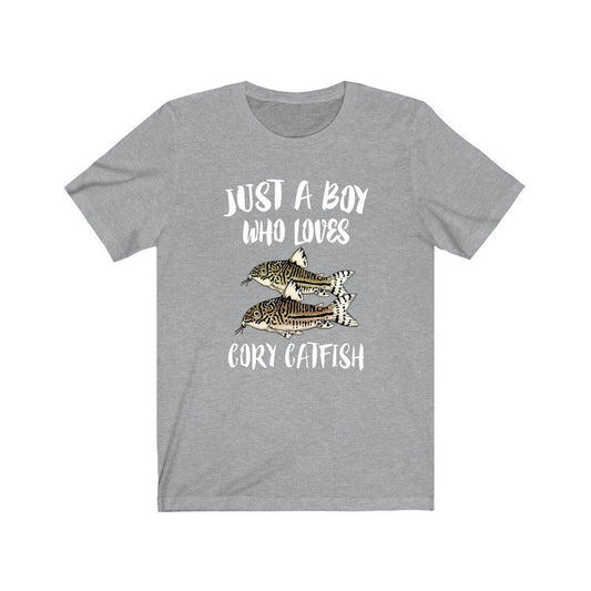 Just A Boy Who Loves Cory Catfish Shirt - cory catfish print design