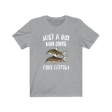 Just A Boy Who Loves Cory Catfish Shirt, Cory Catfish Lover Shirt, Cory Catfish Shirt, Aquarium Lover Gift, Animal Adult Kids T-Shirt Image 2