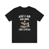Just A Boy Who Loves Cory Catfish Shirt, Cory Catfish Lover Shirt, Cory Catfish Shirt, Aquarium Lover Gift, Animal Adult Kids T-Shirt Image 3
